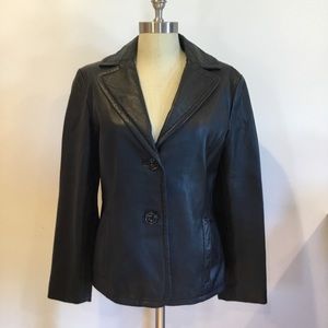 Kenneth Cole Reaction 100% Leather Jacket